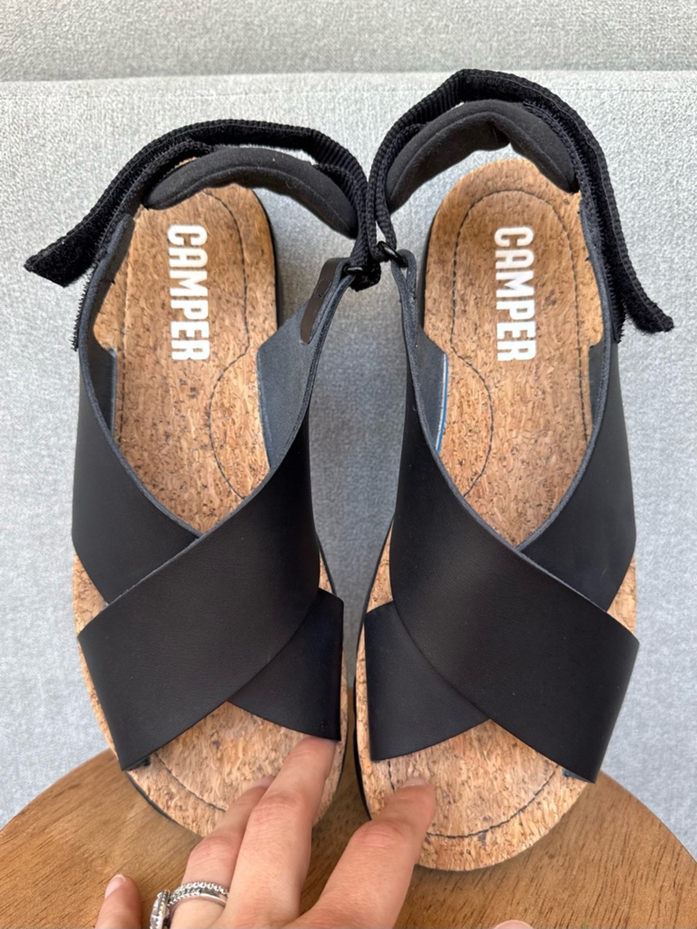 CAMPER Oruga crossover sandals 100% leather Size 39 - Picture 13 of 13